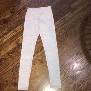 White and Grey Chevron leggings